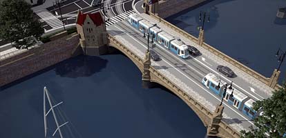 Remont mostów Pomorskich - Wrocław