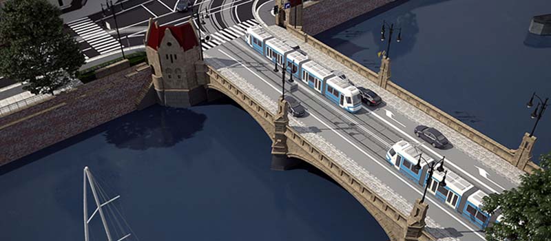 Remont mostów Pomorskich - Wrocław